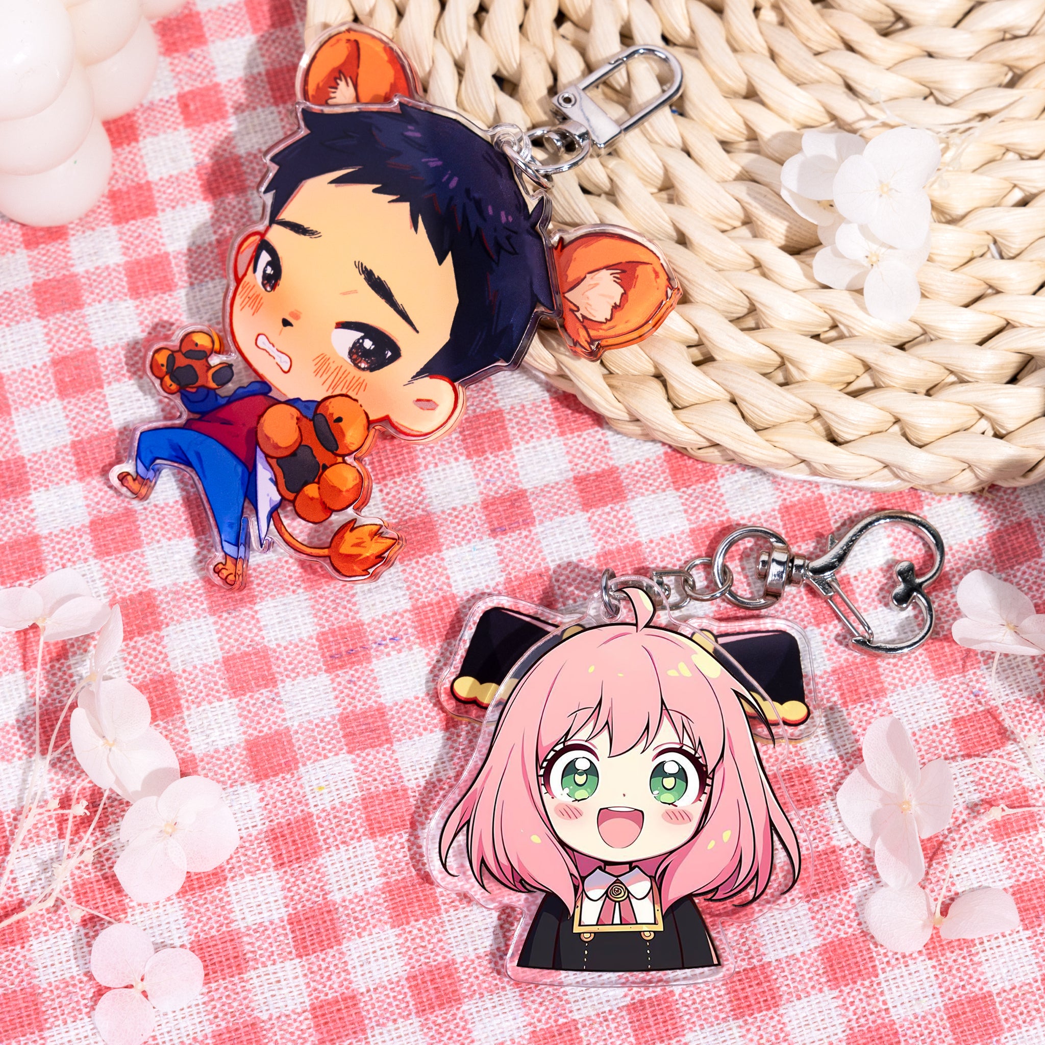 Custom Ear Flick Acrylic Keychains – ZoArtix