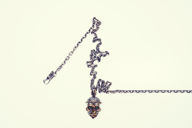 Tibetan Monk Skull Pendant : (S) Type2｜チベタン・モンク・スカル