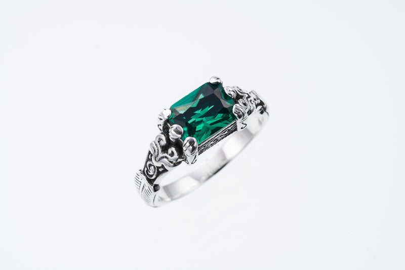 Islamic Ring : S (Green Quartz)｜イスラミック・リング : S