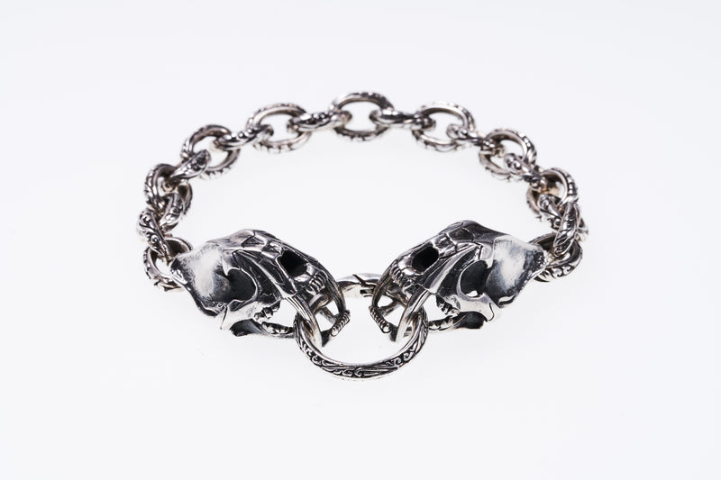 Saber Toothed Tiger Facing Bracelet : L (22cm)｜サーベルタイガー