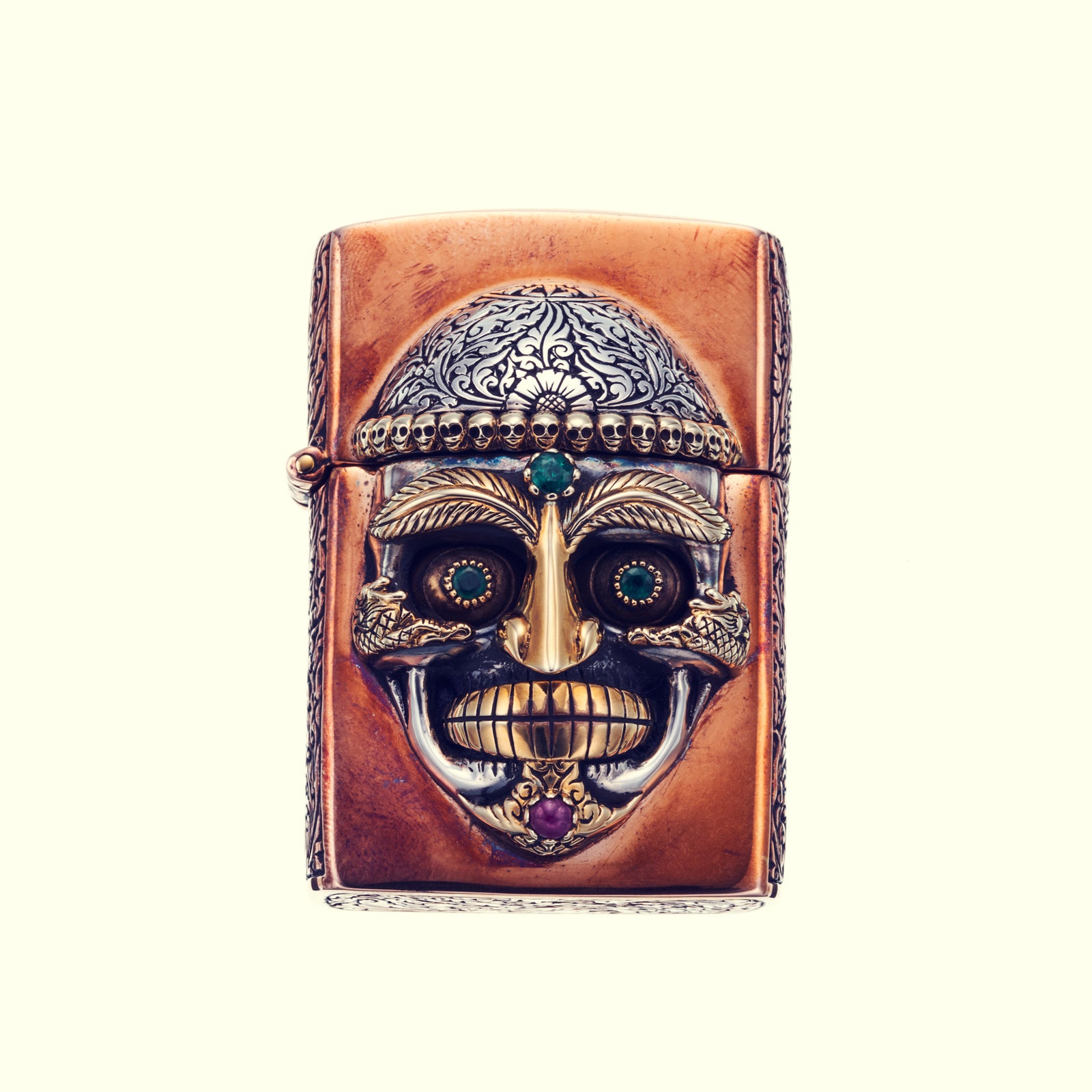 Tibetan Skull Zippo : BRONZE & SILVER – ZOCALO JAPAN OFFICIAL WEB SITE