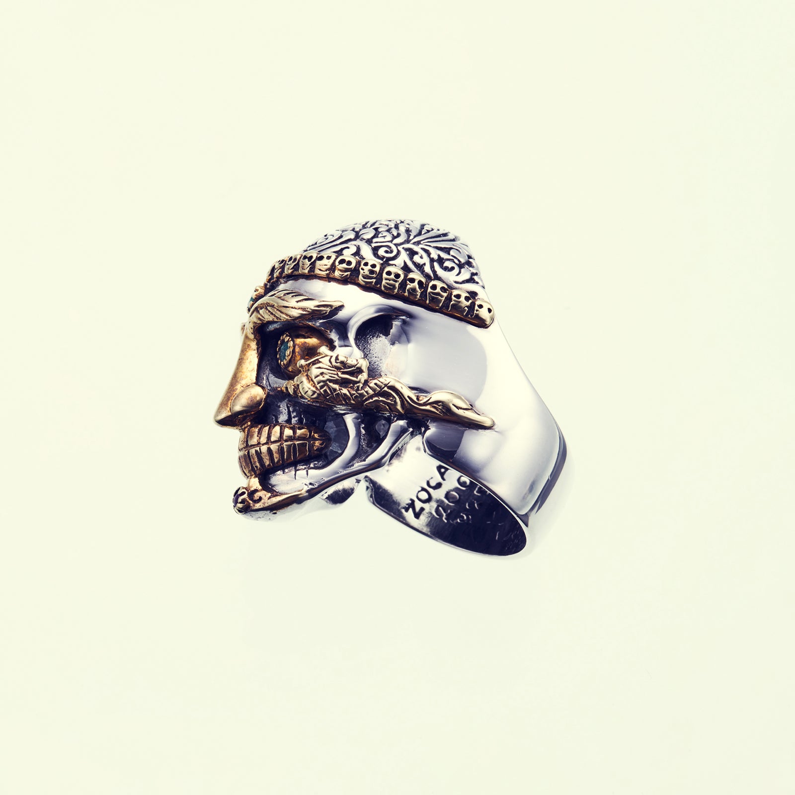 Tibetan Monk Skull Ring｜チベタン・モンク・スカル・リング｜ZOCALO