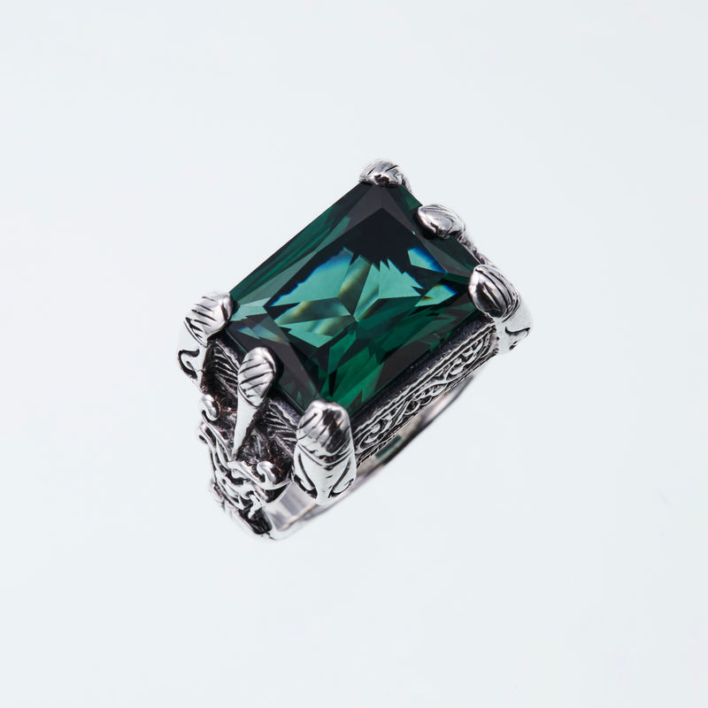 Islamic Ring : L (Green Quartz)｜イスラミック・リング : L