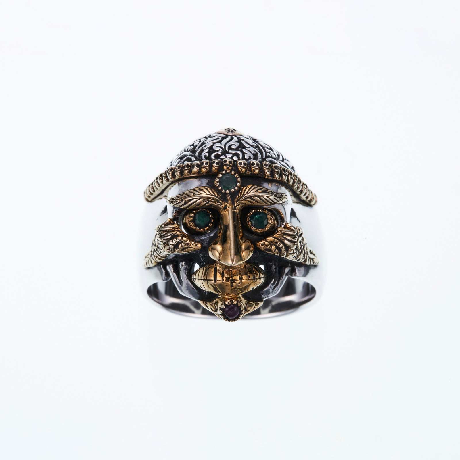 Tibetan Monk Skull Ring (S)｜チベタン・モンク・スカル・リング（S