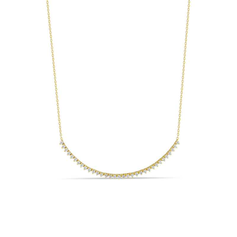 Zoë Chicco 14k Gold Diamond Tennis Short Segment Necklace – ZOË CHICCO
