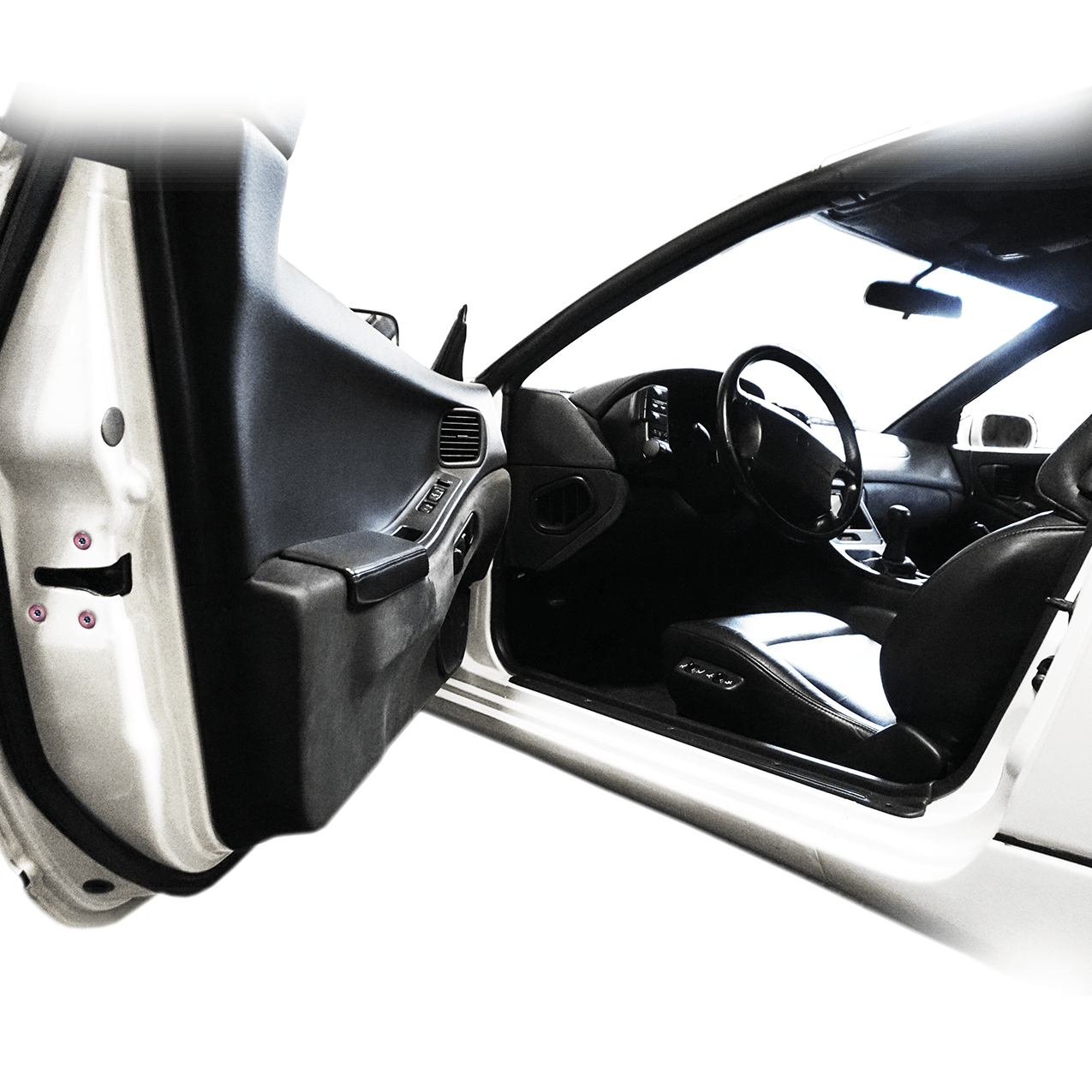 ZSPEC Fastener Kit, Door Jams Area for Nissan Z32 300zx, Titanium