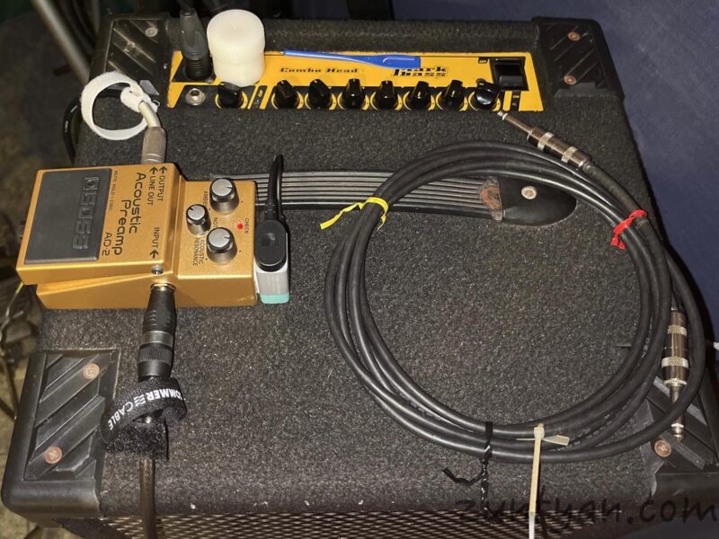 BOSS AD-2 アコースティックプリアンプを使ってみた - zuntyan.com