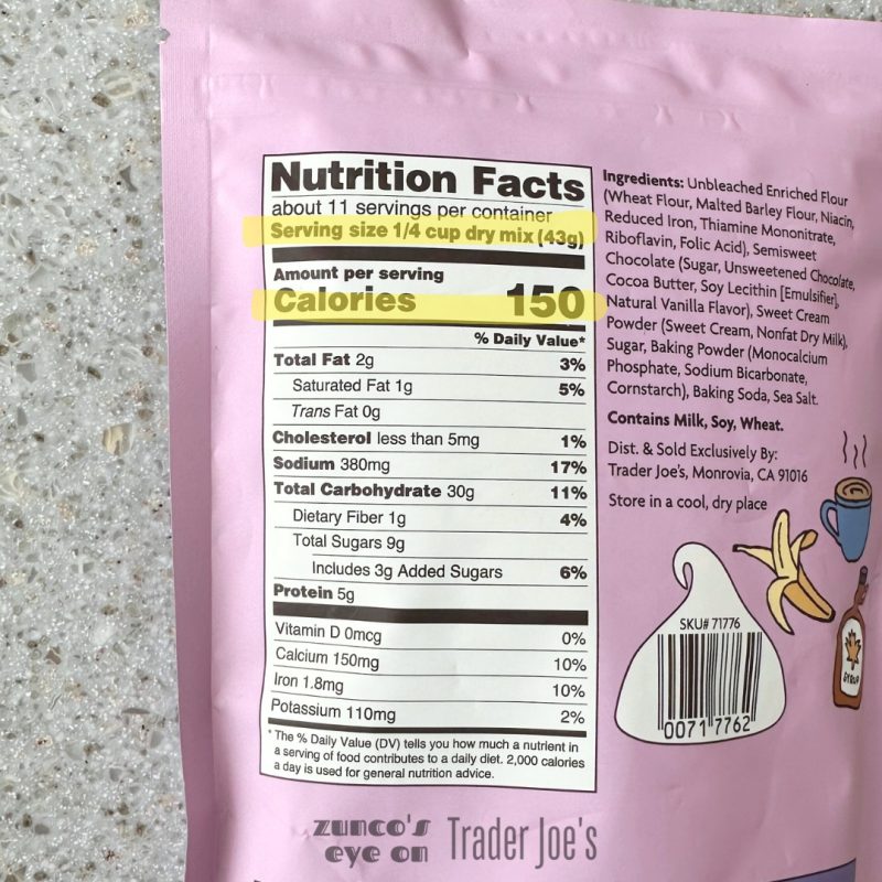 英語の栄養成分表示 ☆Nutrition Facts☆ ってどう読むの？ | zunco's