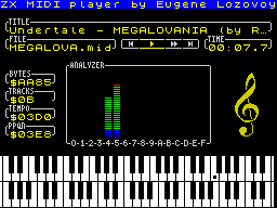 ZX MIDI player - Music Player for ZX Spectrum - ZX-Art