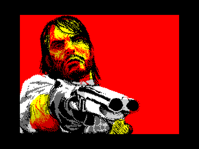 ZX Spectrum 8-bit pixel art picture 