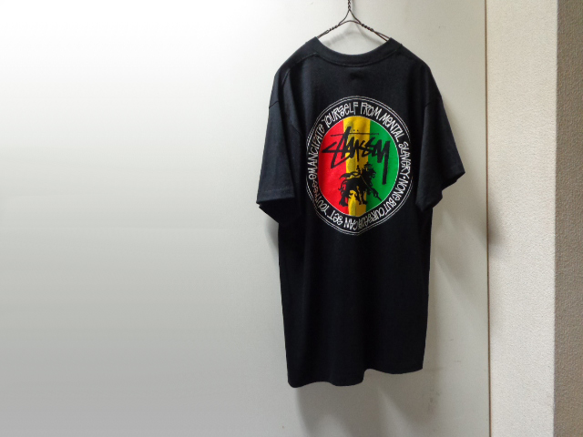 80〜90'S OLD STUSSY RASTA & LION T-SHIRTS（USA製オールド