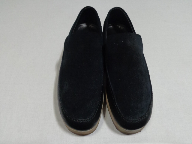 3.1philliplim SUEDE × LEATHER SLIP-ON WITH RUBBER SOLE（3.1
