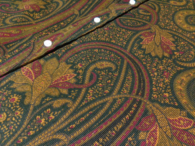 00'S RALPH LAUREN PURPLE LABEL PAISLEY PATTERN L/S CORDUROY SHIRTS