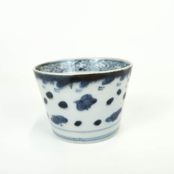 伊万里 染付波千鳥文そば猪口 – 古美術西川