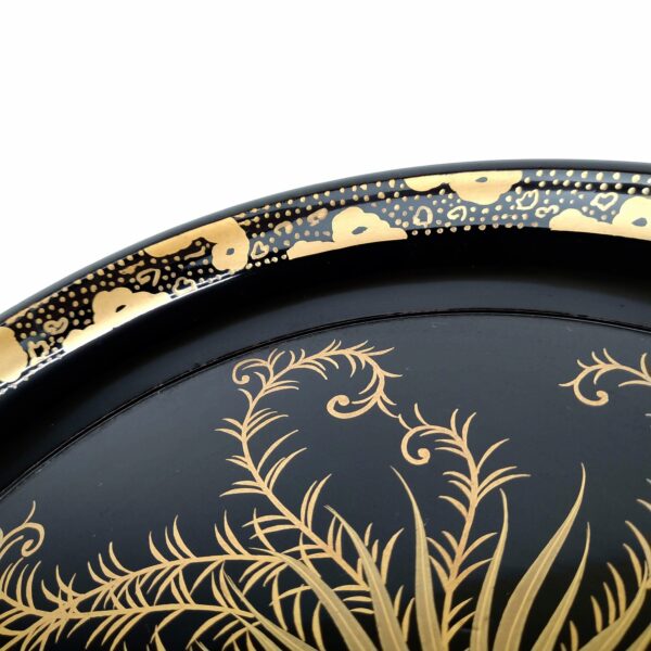 桐鳳凰蒔絵高杯 1対 – 古美術西川