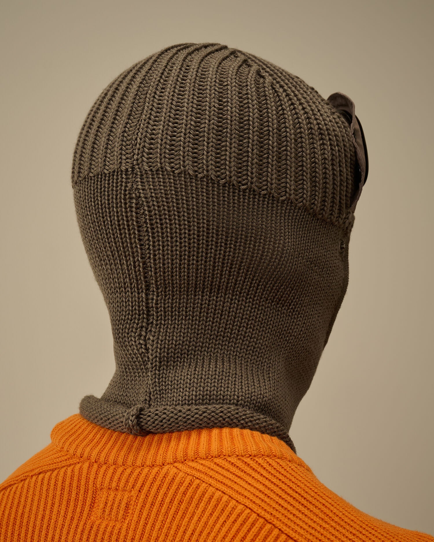 C.P. Company Extrafine Merino Wool Ski Mask Walnut – A-Priori
