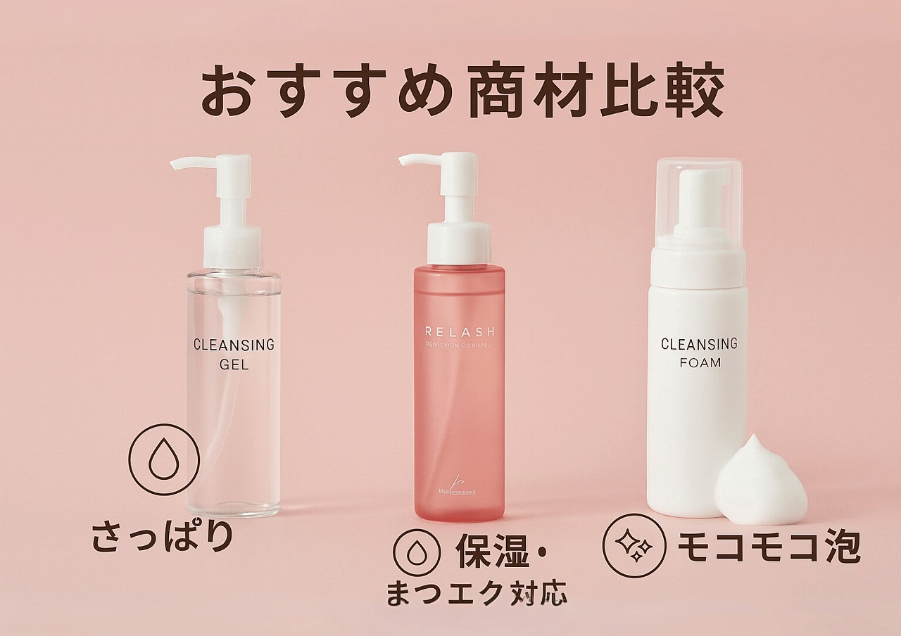 リラッシュ ビューティーオイルクレンジング｜まつエク対応！美容