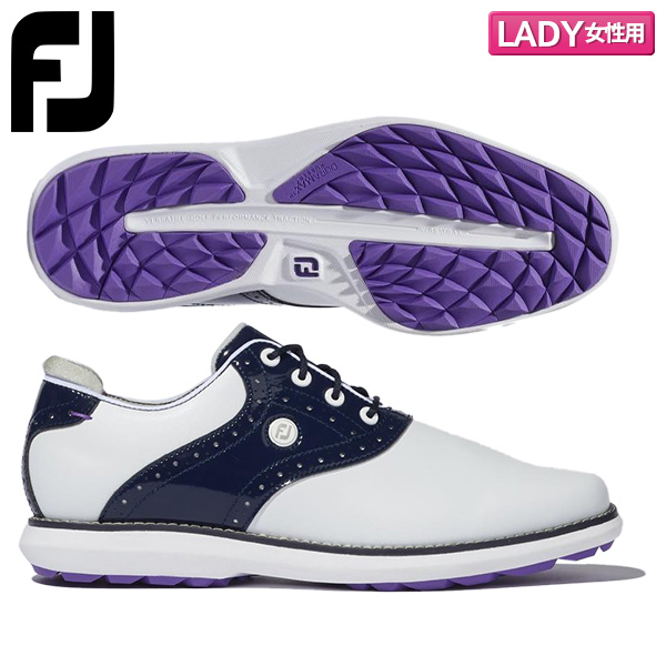 フットジョイ トラディションズ 97899 スパイクレス ゴルフシューズの