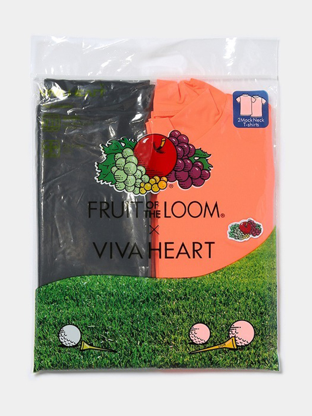 ビバハート 【2枚セット】フルーツオブザルームコラボモックネック 012