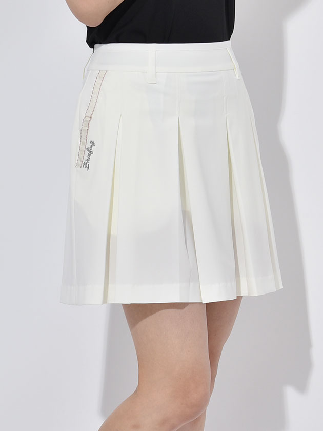 ブリーフィングゴルフ ドライフレアスカート BRG241W55（ホワイト