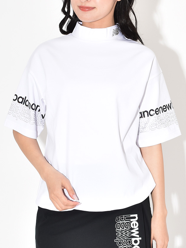 ニューバランスゴルフ 26年春夏新作 ダブルフェイス5分袖モックネック