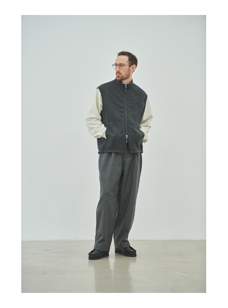 STILL BY HAND 上品さのあるウールパイルのフリースベスト | ACOO TOKYO