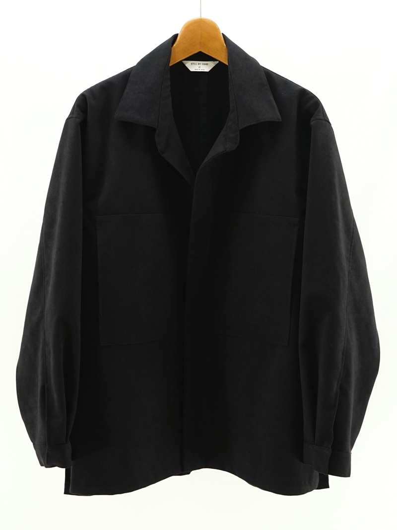 STILL BY HAND（スティルバイハンド） Synthetic leather over shirt