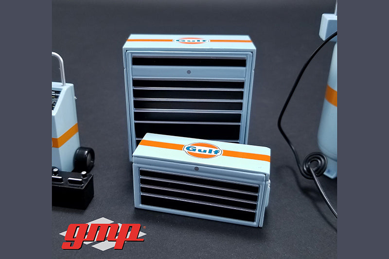 GMP 1/18 Scale Diecast Metal Gulf Garage Shop Tool Set – Acapsule
