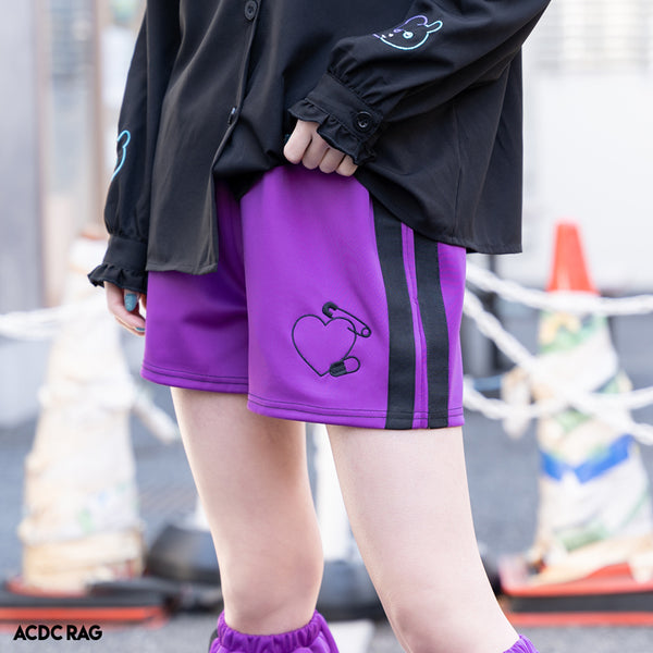 安心 ジャージショートパンツ パープル – ACDC RAG
