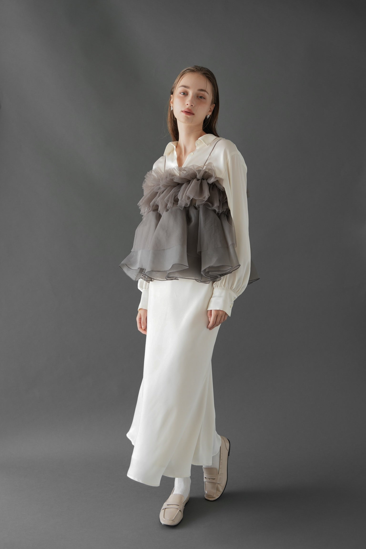 peplum tulle bustier – Acka online store