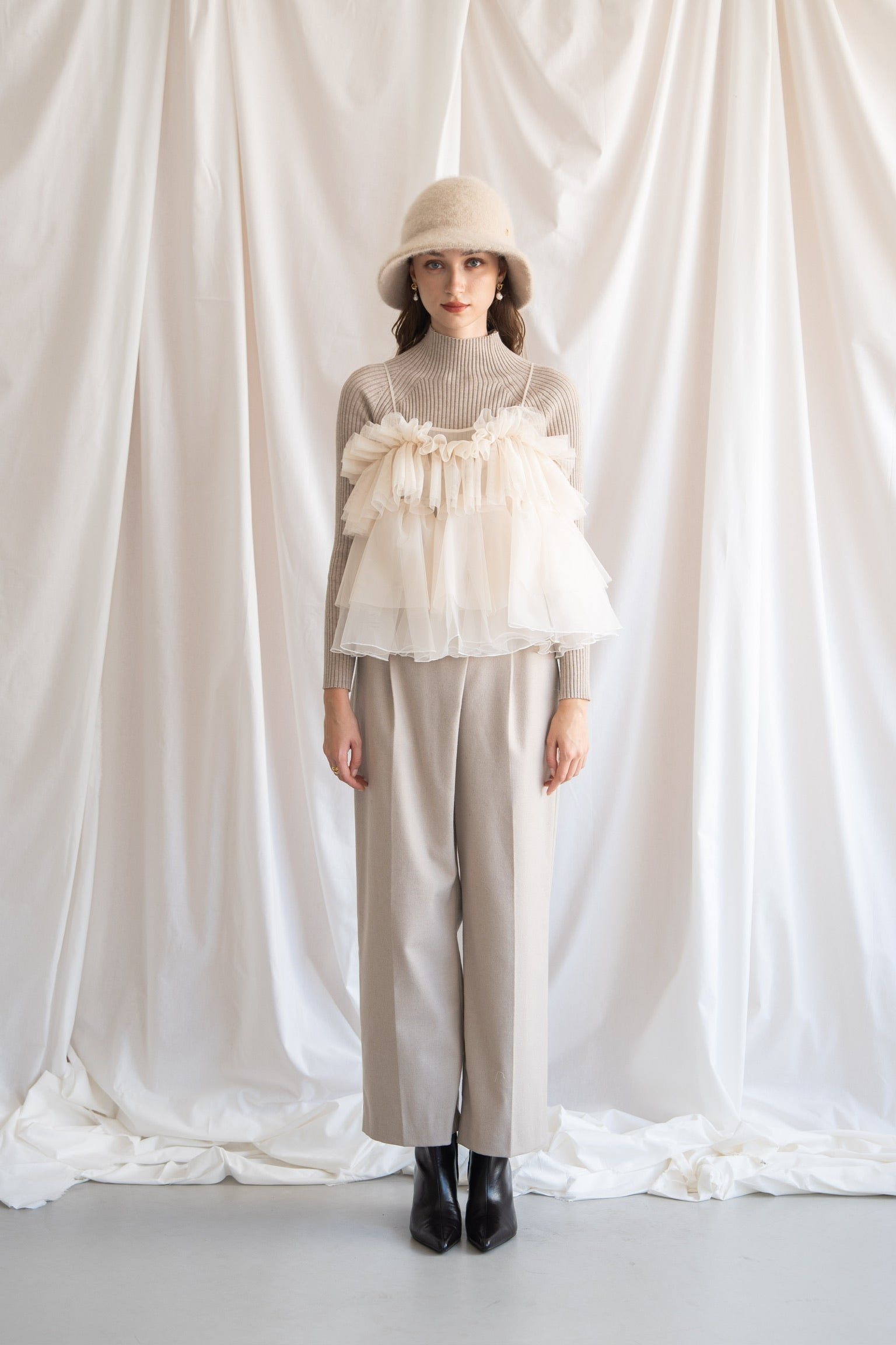 peplum tulle bustier – Acka online store