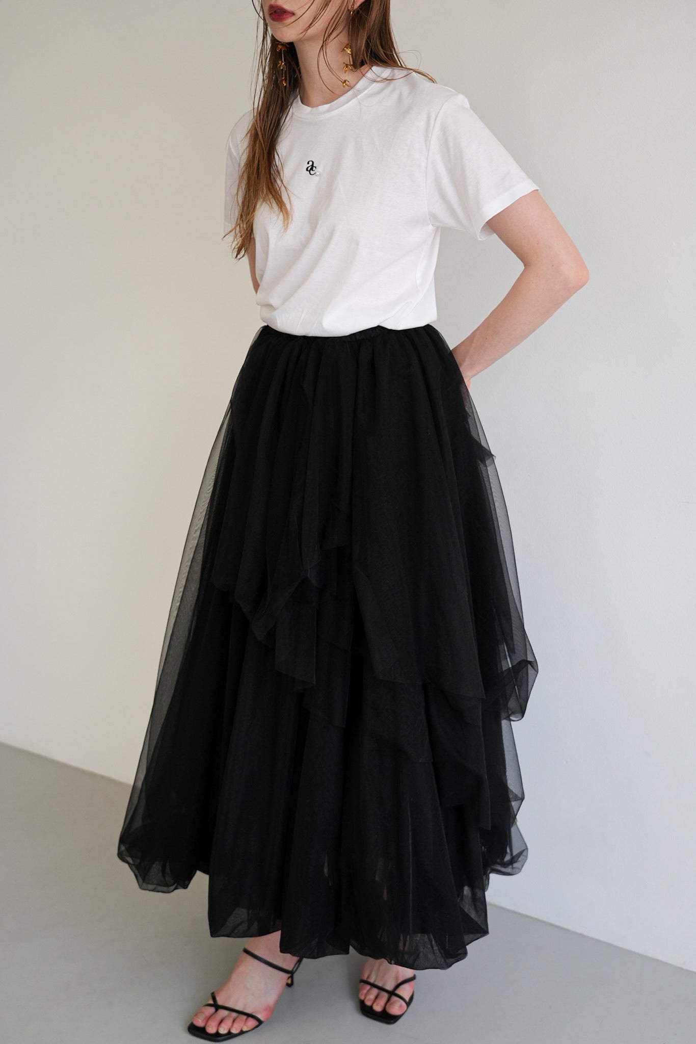 tiered tulle skirt – Acka online store