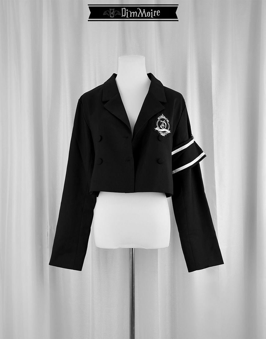 DimMoire【ディムモアール】腕章ショートジャケットII/Black