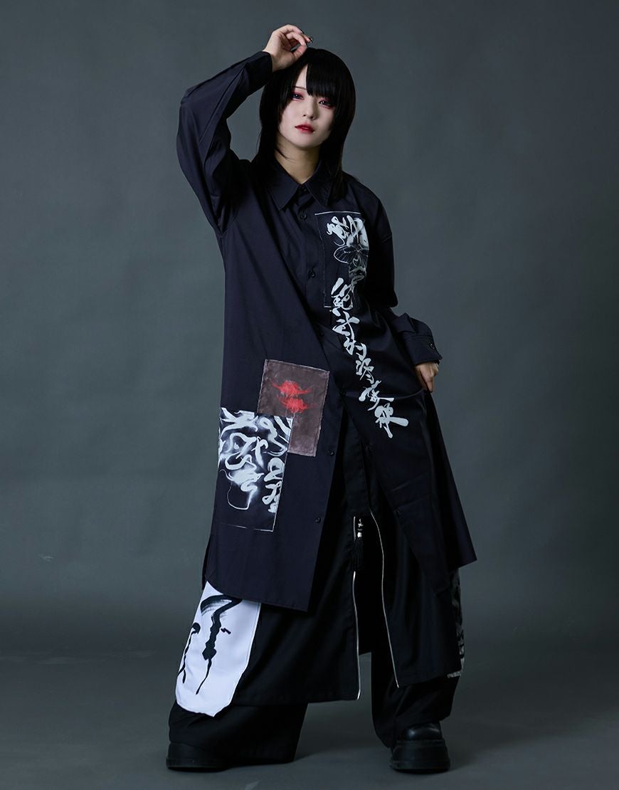 DimMoire【ディムモアール】Gothic学園ボンテ―ジシャツ/Black