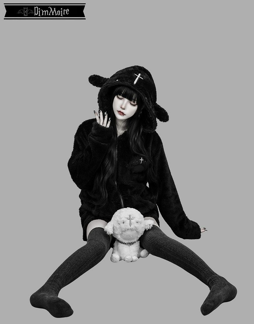 DimMoire【ディムモアール】子羊ちゃんもこもこルームウェア/Black