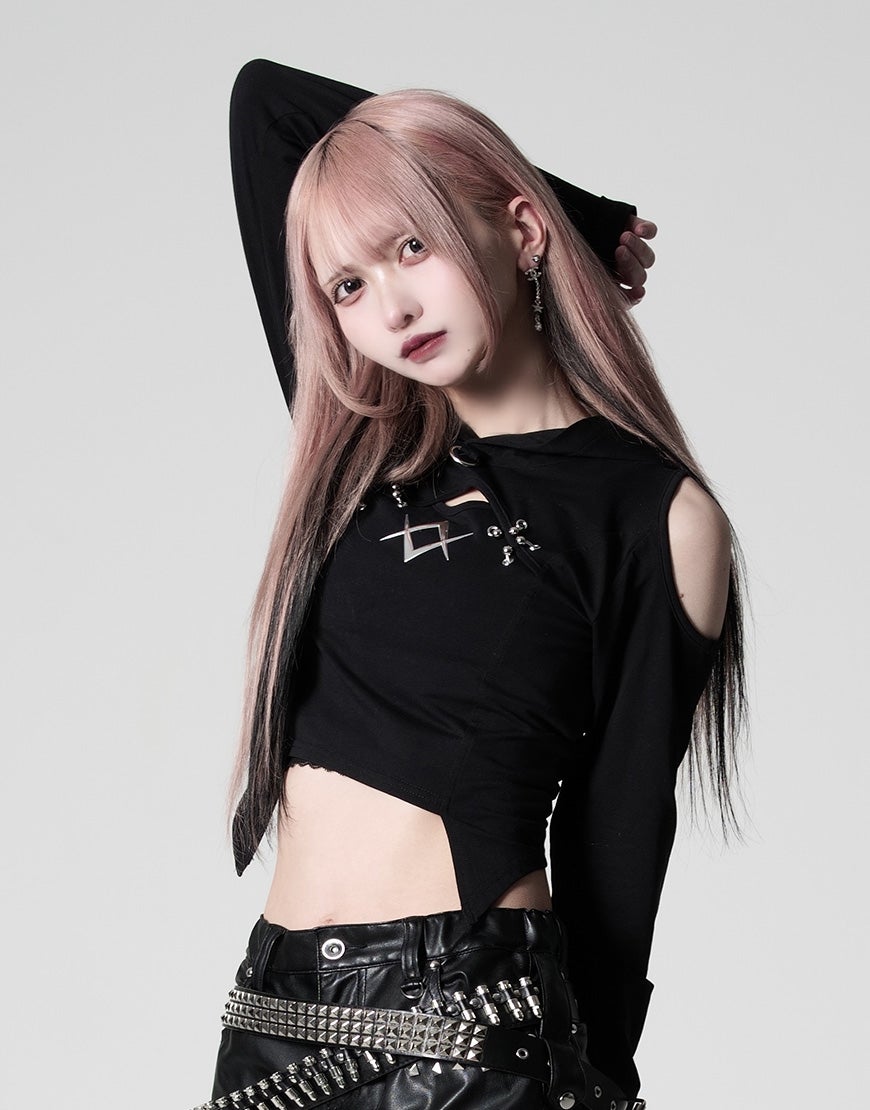 DimMoire【ディムモアール】おすましレース襟トップス/White