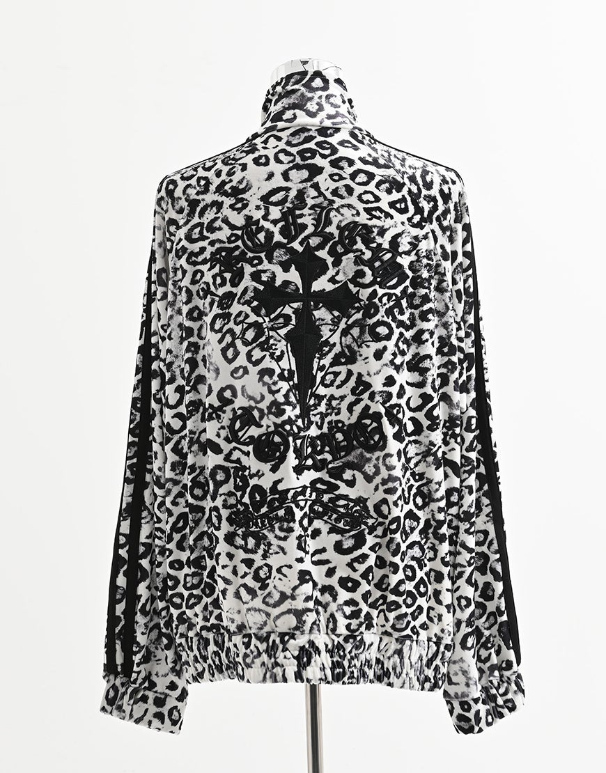 REFLEM【レフレム】クロス刺繍ベロアトラックジャケット/全3色