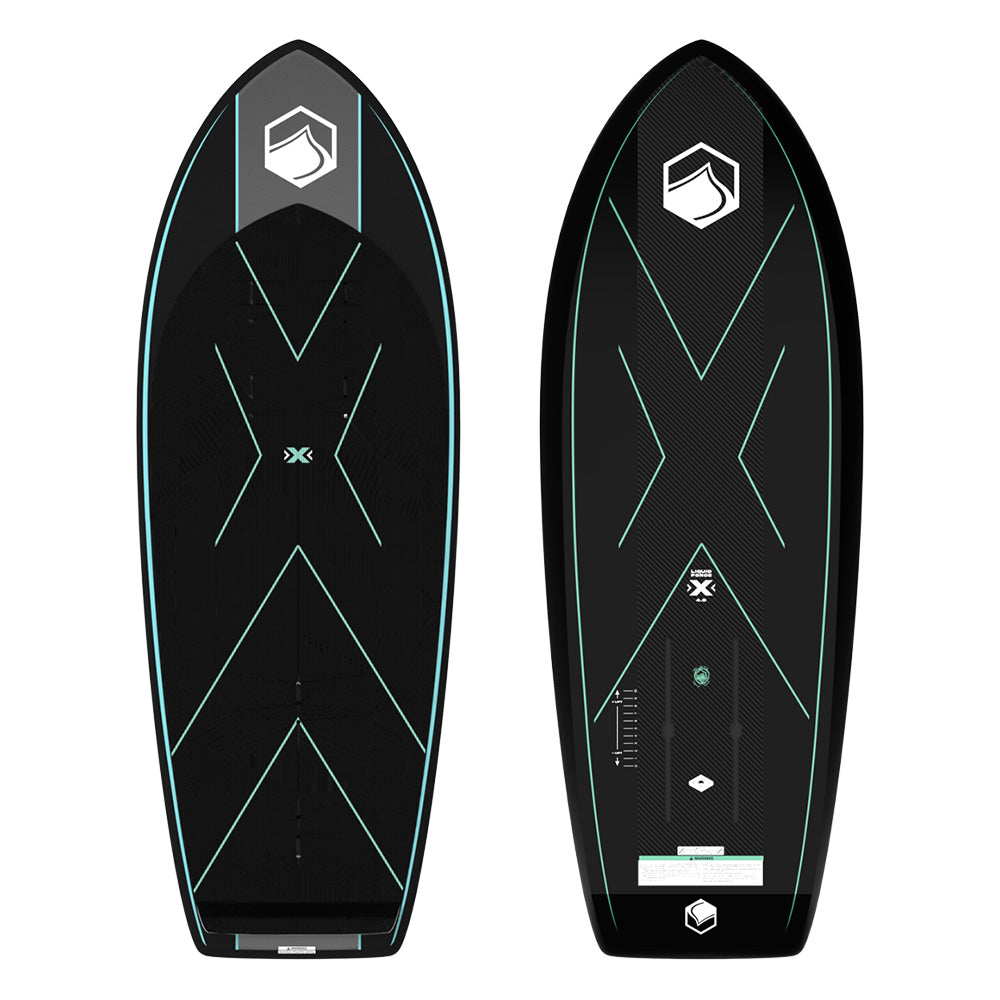 Liquid Force 2025 X Foil Board | Carbon Horizon 1200 Fuselock Foil Pac