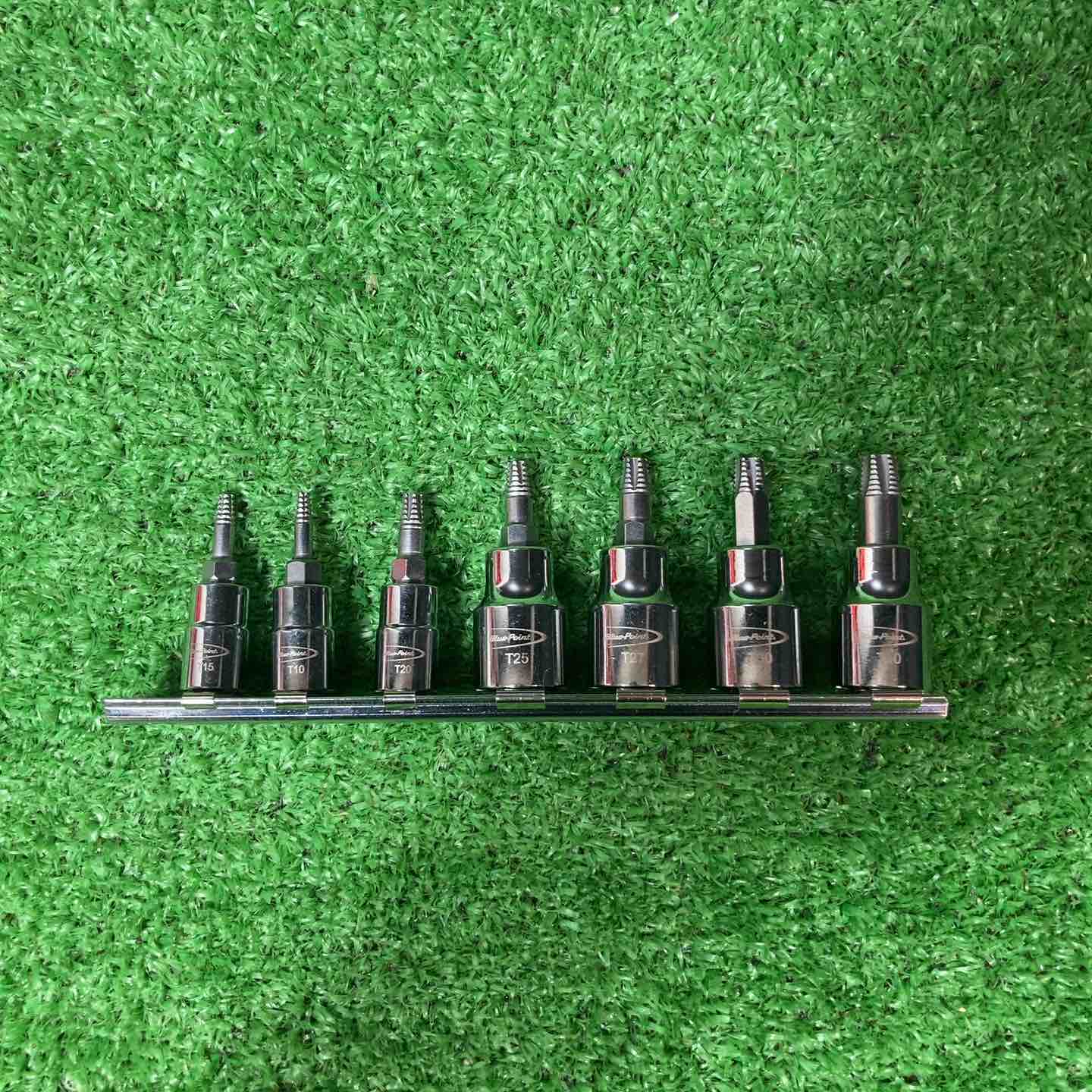 中古品】Blue-Point 1/4 3/8 トルクスエキストラクターセット 7pc