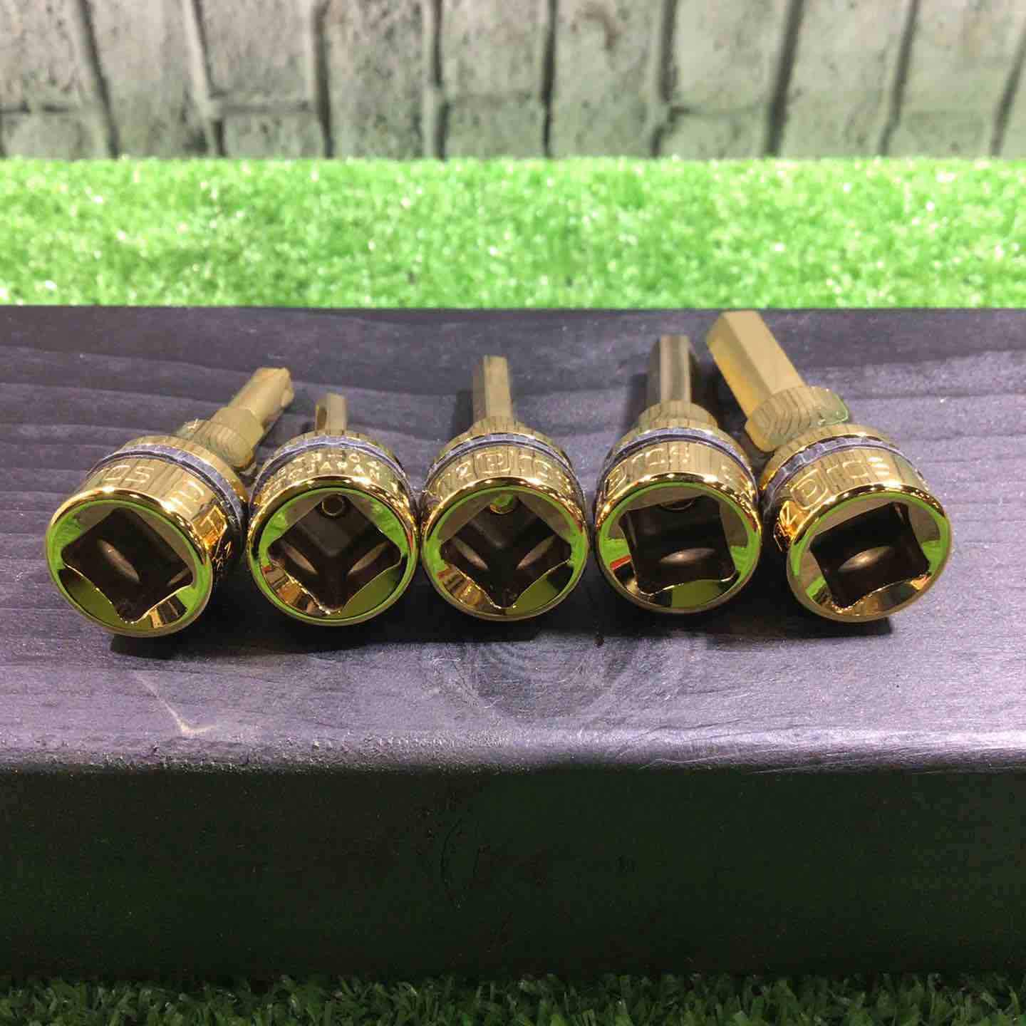 ネプロス(nepros) 3/8ヘキサゴンビットソケット4点+3/8クロスビット1点