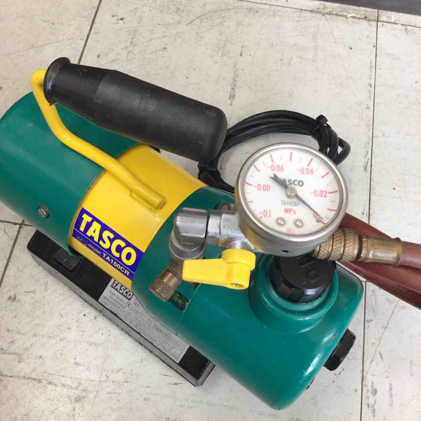 現状品】 TASCO 真空ポンプ TA150CR 【鴻巣店】 – アクトツール