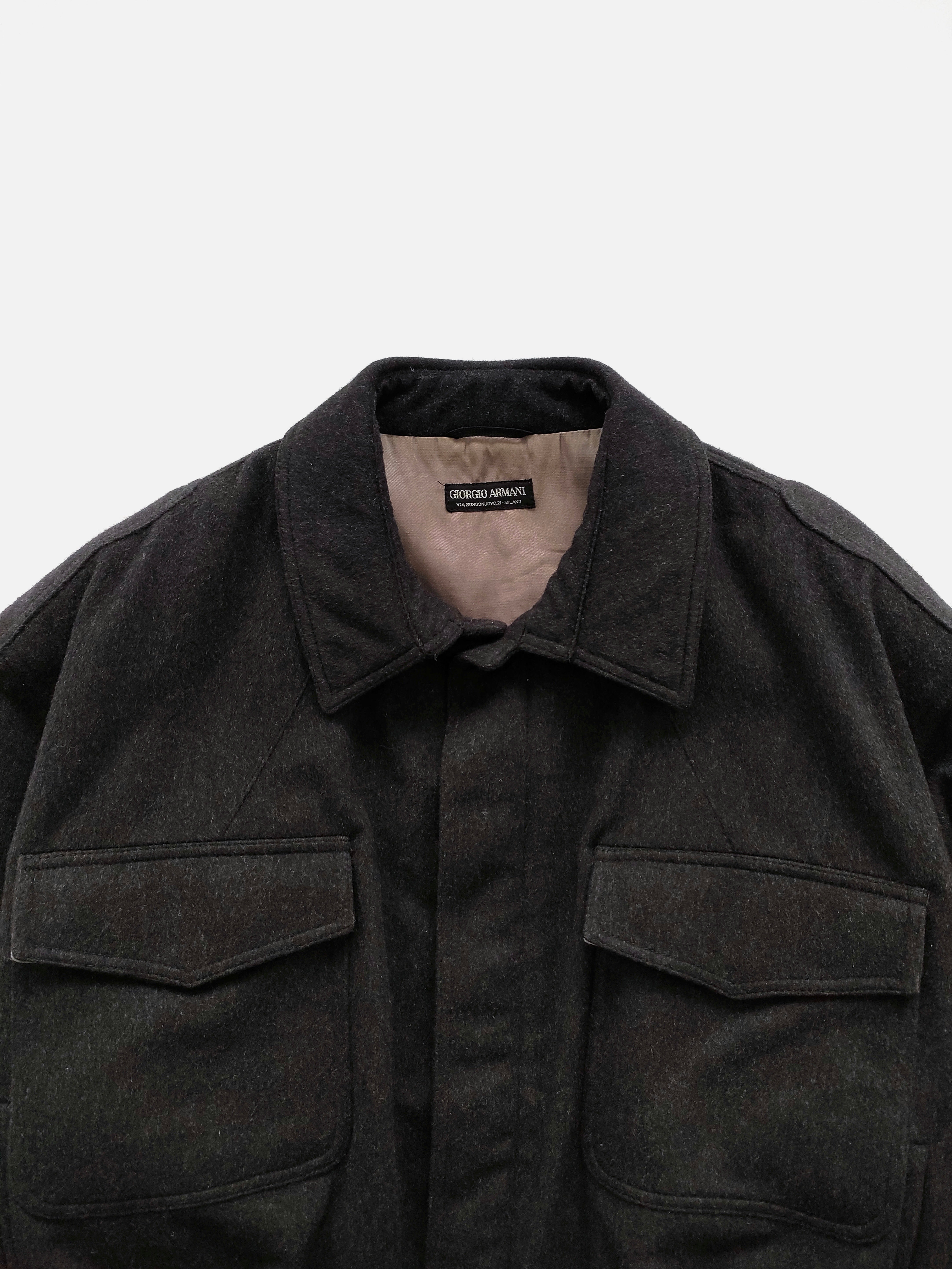 Giorgio Armani Military Jacket in Wool Cashmere – A.A