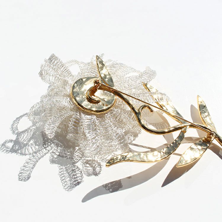 フラワーモチーフブローチ詳細情報｜アクセサリー・腕時計ブランド