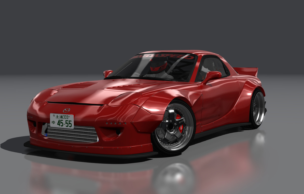 Assetto Corsa】RX-7 FD3S Rocketbunny（ロケットバニー）| Mazda RX7
