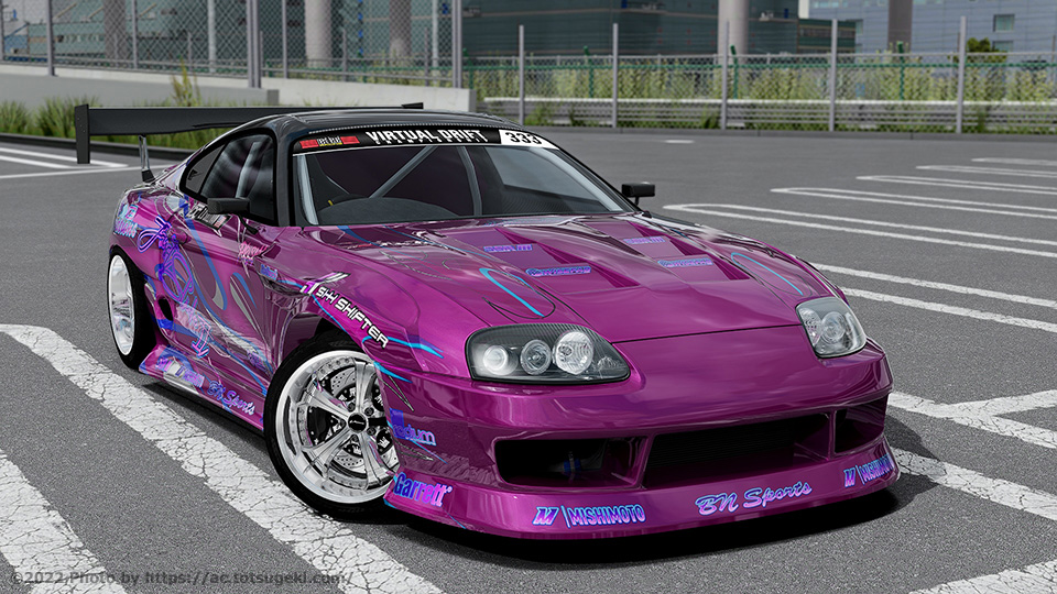 Assetto Corsa】SUPRA（スープラ）JZA80 Zack O'Sullivan 2022 | VDC