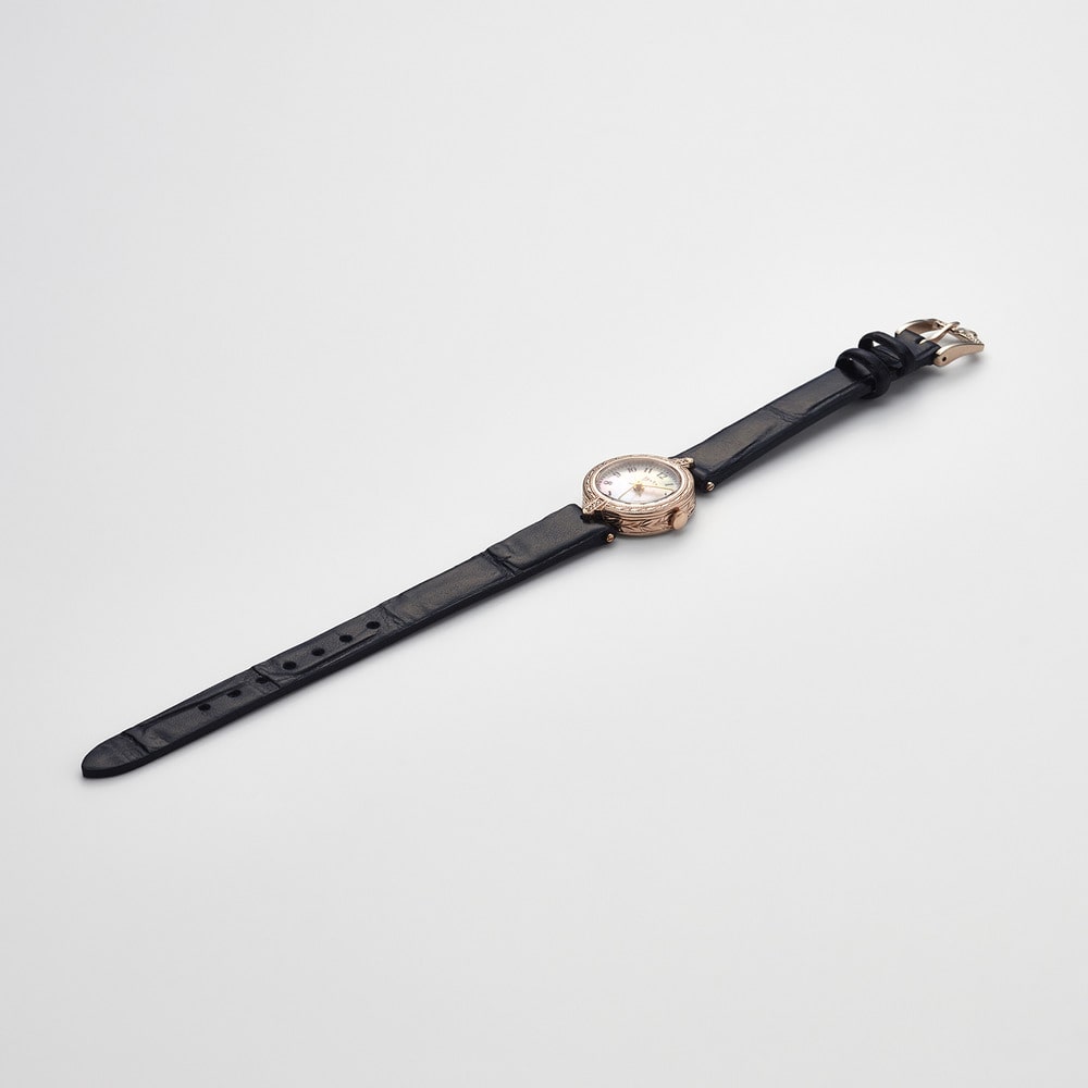 ラウンドフェイス革ベルトウォッチ｜時計｜アガット 公式オンラインストア