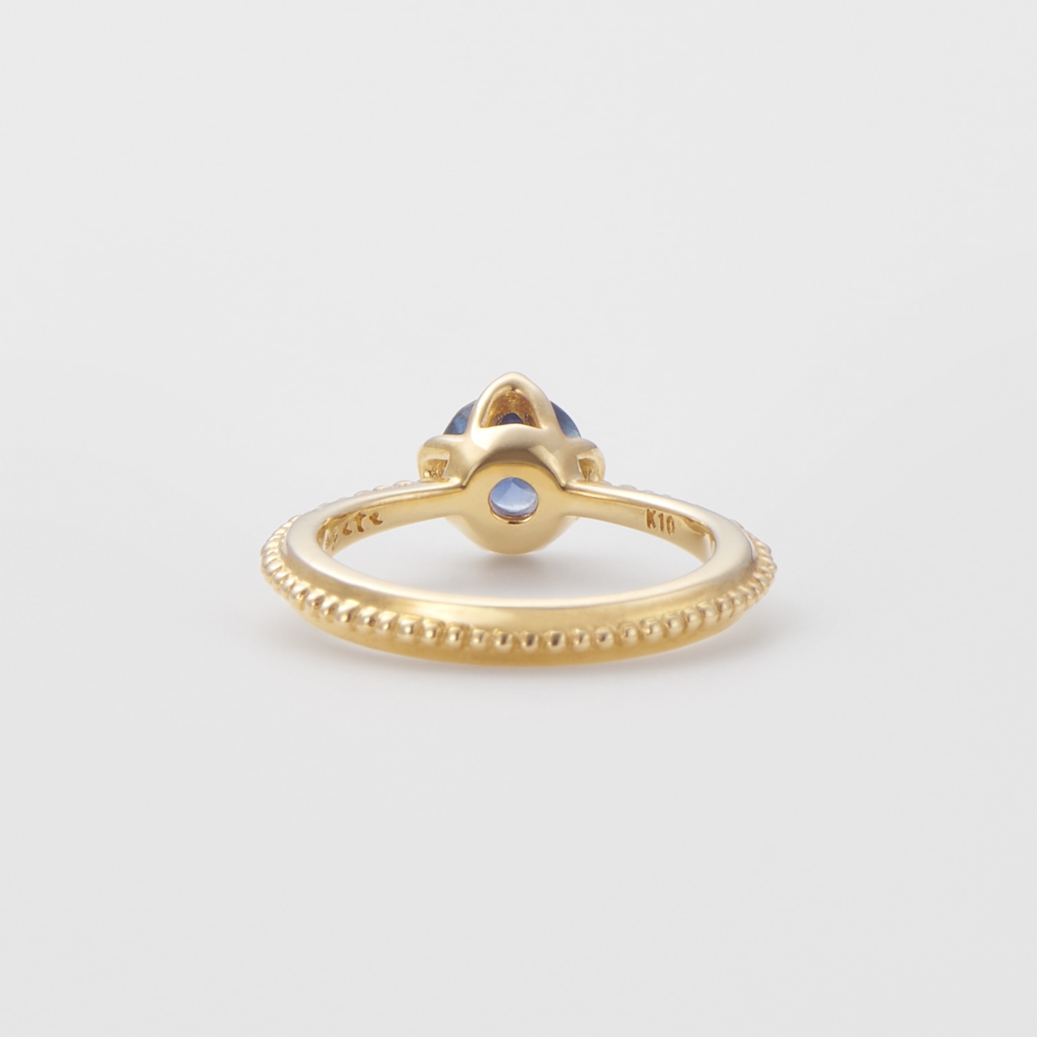 9月誕生石＞K10サファイアベビーリング｜リング｜アガット 公式