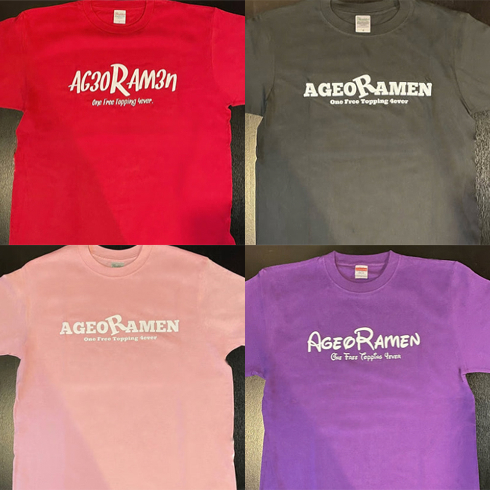 上尾らぁめん 本店】 来店時着用で、トッピングが一生無料になる!! T