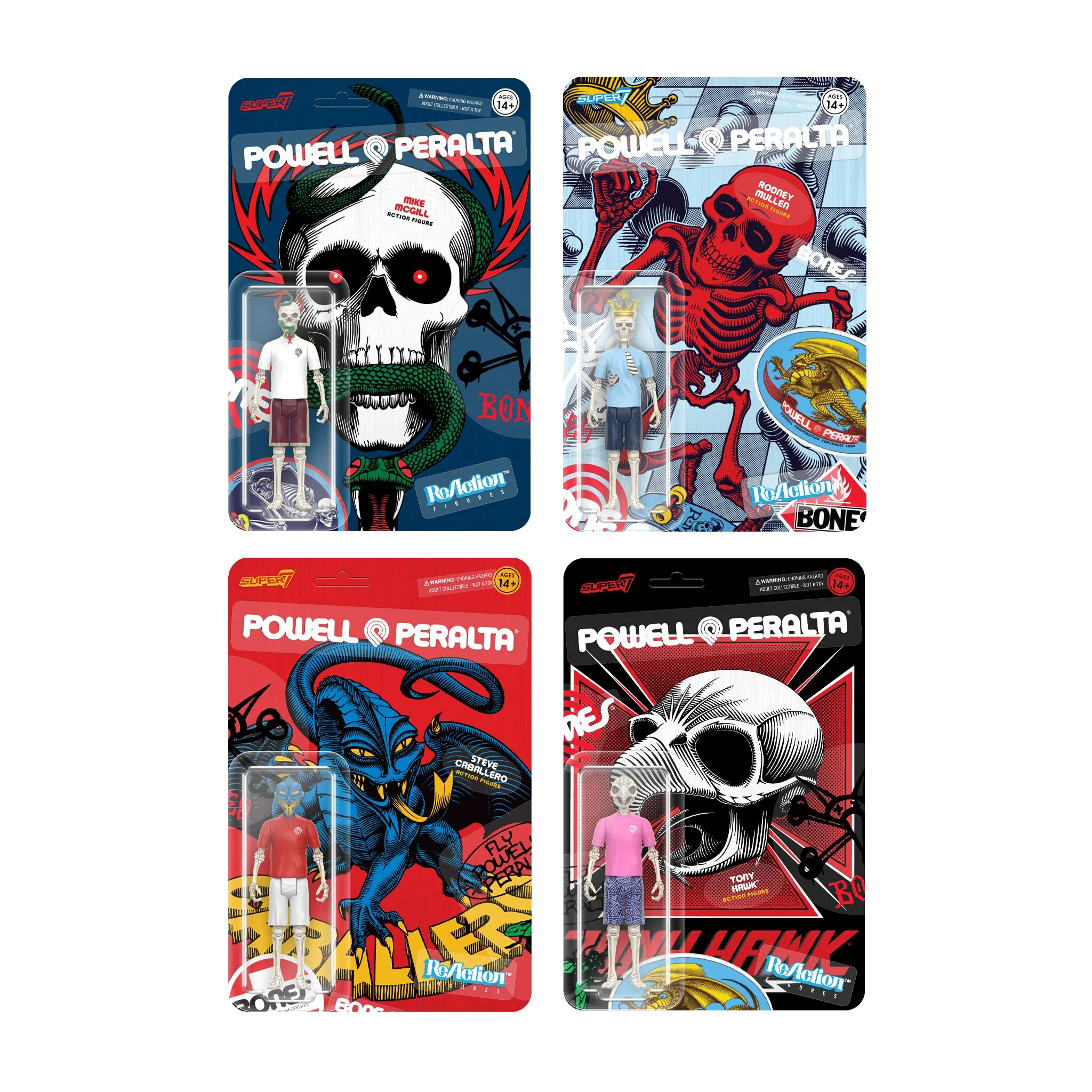 Powell-Peralta ReAction Figure Set – Wave 5 by Super7 – AGGRONAUTIX