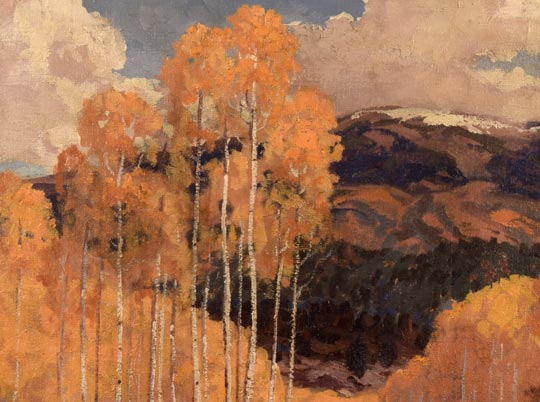 Southwest Painting Western Painting C4804 - Adobe Gallery, Santa Fe